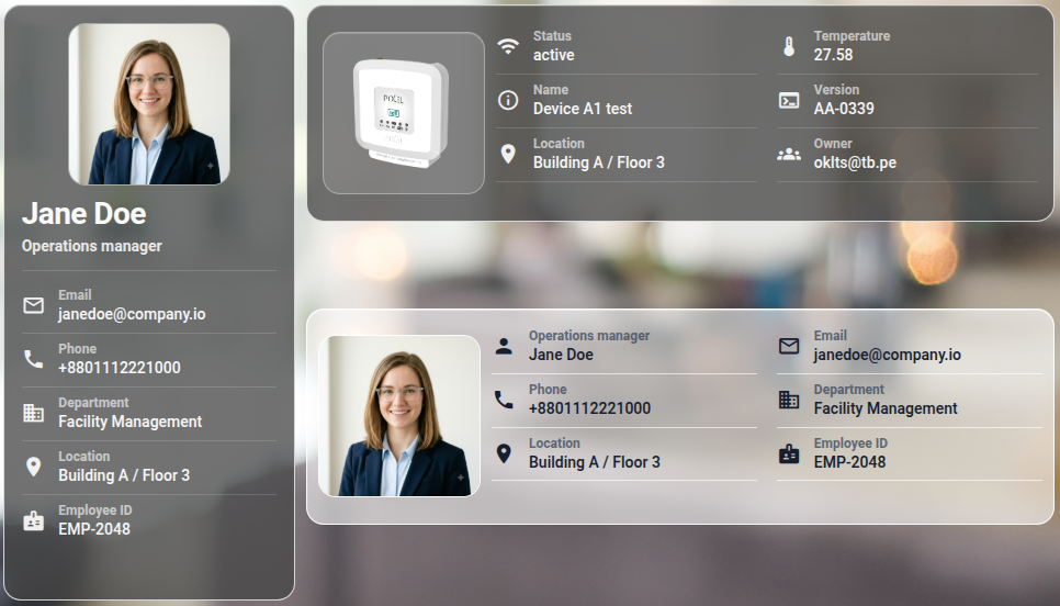 Info Card