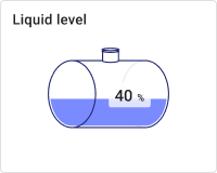 Horizontal cylinder tank