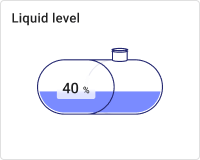 Horizontal oval tank