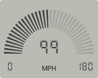 LCD gauge