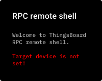 RPC remote shell