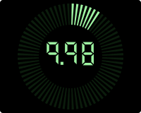 Simple neon gauge