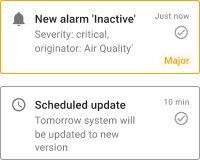 Unread notifications