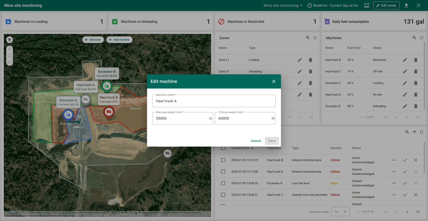 Site fleet tracking screenshot 4