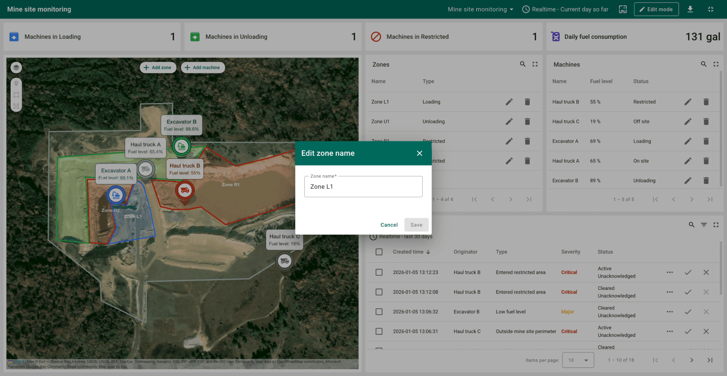 Site fleet tracking screenshot 6
