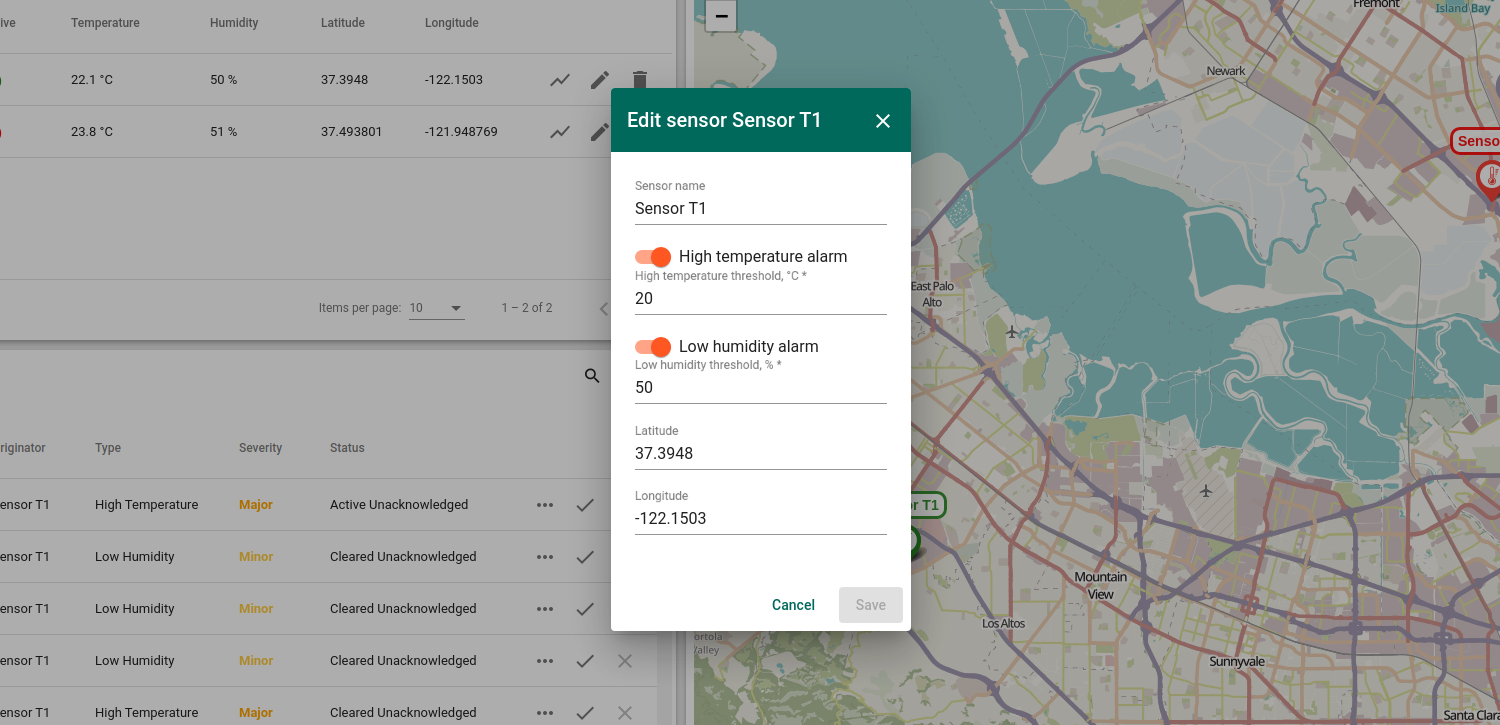 Temperature & Humidity sensors screenshot 4