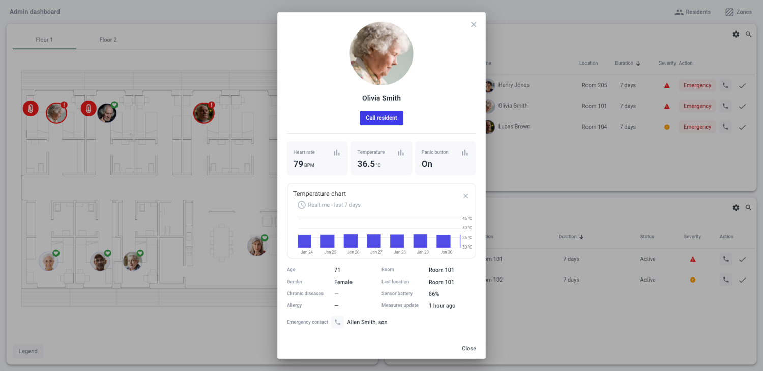 Assisted living screenshot 2