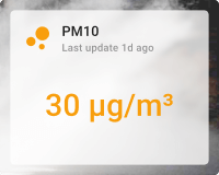 PM10 card with background