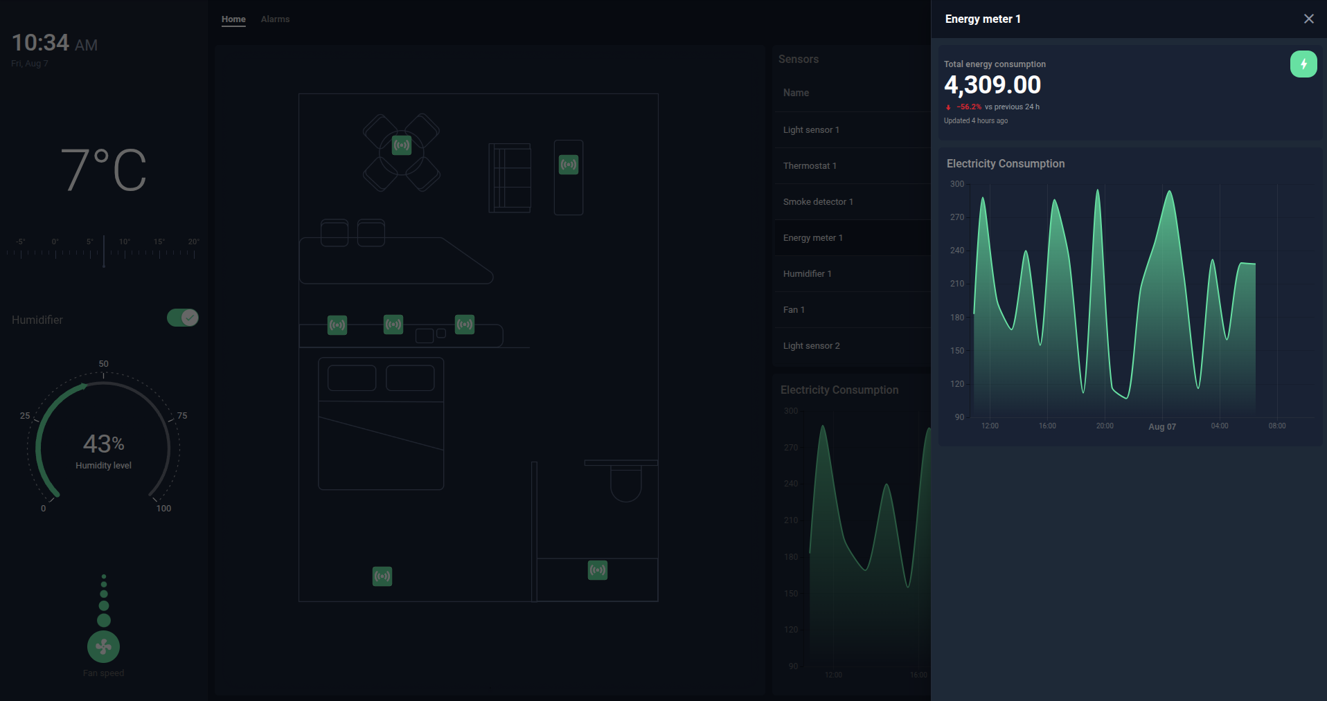 Smart home screenshot 2